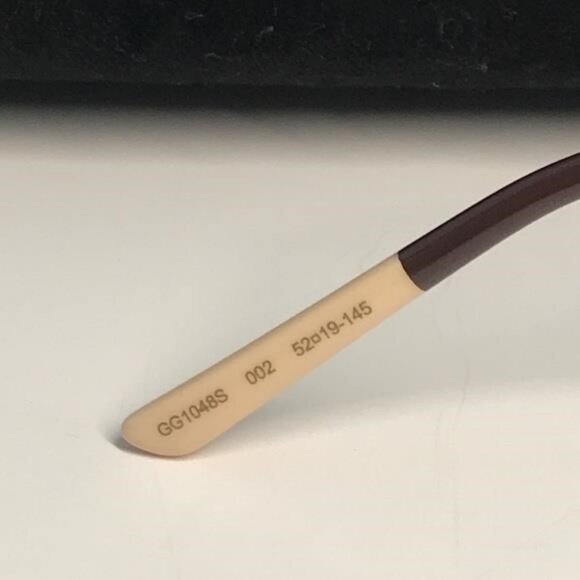 Brand New Gucci GG1048S 002 Round Sunglasses – Havana with Green Lenses ✨ - Picture 9 of 10